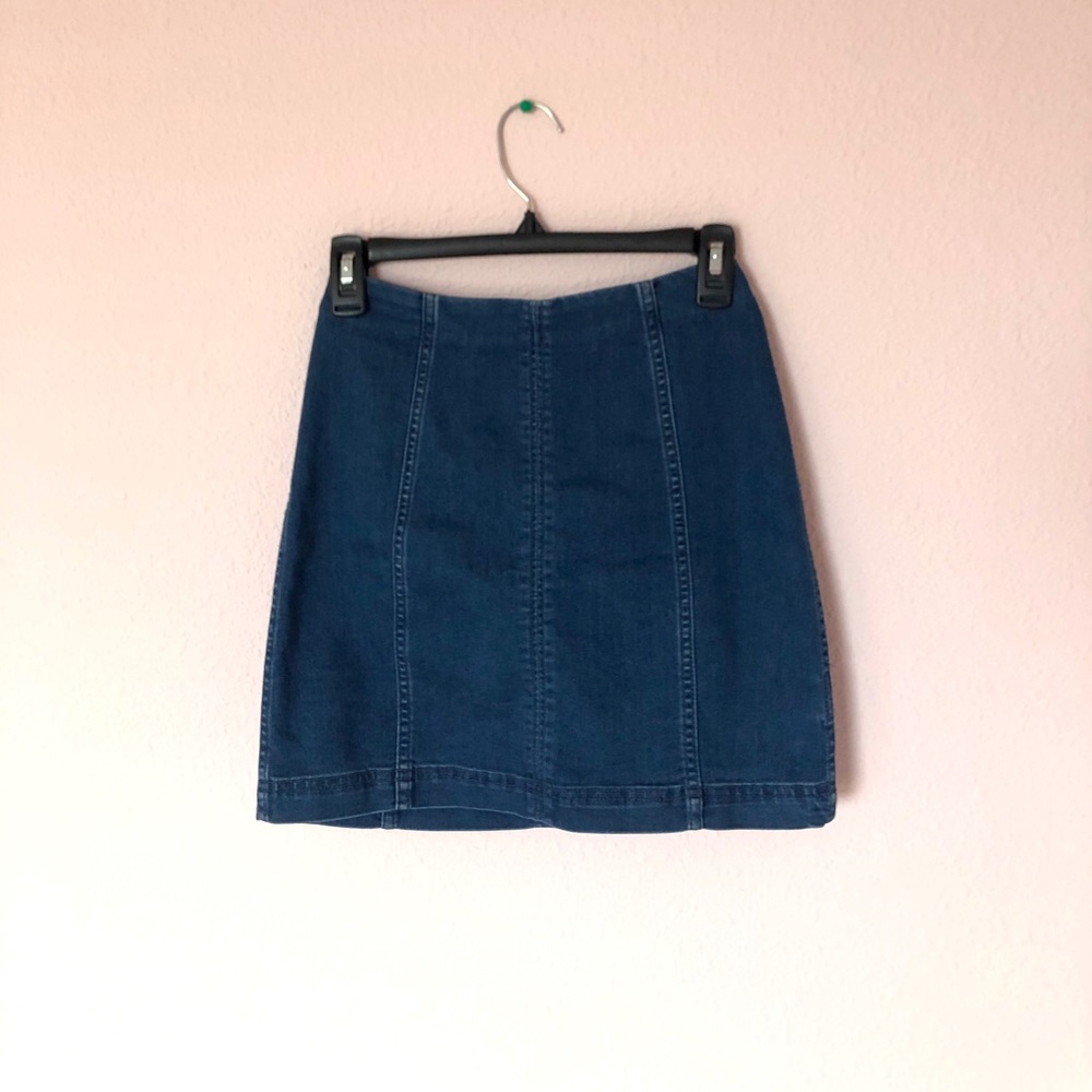 Free People Modern Femme Denim Mini Skirt💗